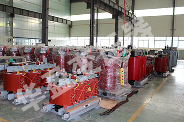 非晶合金幹式變壓器成品車間